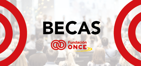 Banner de acceso al site de Becas de Fundación ONCE